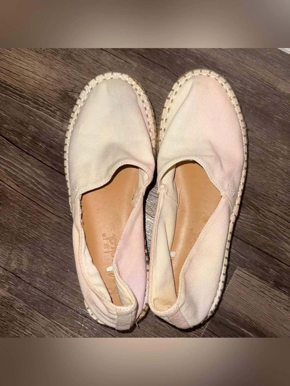 Splendid Slip-On Canvas Espadrilles in Light Pink - Women's Casual Shoes